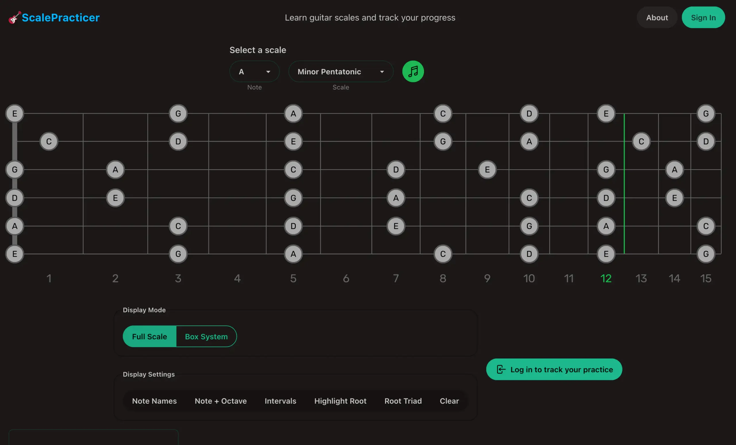 ScalePracticer Screenshot